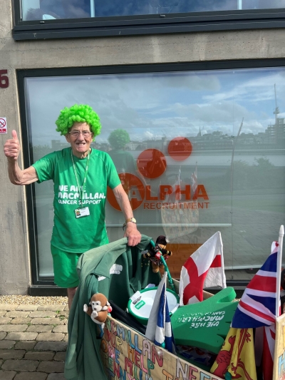 Sheffield Man with a Pram has hit his &pound;1 million cancer fundraising target!