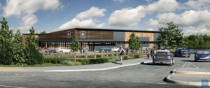 Fresh photos show latest work at Shrewsbury&#039;s new Aldi store
